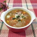 toraちゃん♪'s cooksnap of when they made 超簡単！残り物野菜でミネストローネ風.
