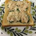 puniＫ's cooksnap of when they made 〖和風＊ツナ味噌マヨトースト〗.