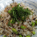 クック6DDPP8☆'s cooksnap of when they made ♪さっぱりと♫しらす枝豆ひじきの梅炒飯.
