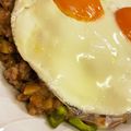 さんちゃん（╹◡╹）'s cooksnap of when they made 簡単★焼肉のたれで！合い挽肉のそぼろ丼♡.