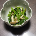 Nilmini's cooksnap of when they made つるむらさき＆しめじの お浸し(^^).