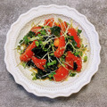 コムギ大好き's cooksnap of when they made トマトとわかめの簡単中華サラダ.
