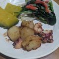 ☆ばた〜すこっち☆'s cooksnap of when they made タコとじゃがいものマヨマスタードソテー.
