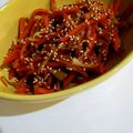 つよまり's cooksnap of when they made お弁当にも★人参と新ショウガのきんぴら.