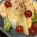 葉月優希's cooksnap of when they made 桃のサラダ.