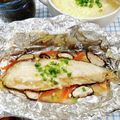 在宅勤務のおじさん's cooksnap of when they made 鮭の西京漬け(粕漬けでも)ホイル焼き　.