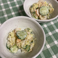 ponkey's cooksnap of when they made ちくわときゅうりのツナマヨコールスロー.