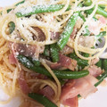 67luna's cooksnap of when they made めちゃ旨★冷凍いんげんとベーコンのパスタ.