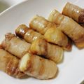 akk0san's cooksnap of when they made 厚揚げの豚ばら肉巻き★コク旨ソース焼き.