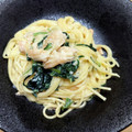 クックPBT9OT☆'s cooksnap of when they made ほうれん草と塩鮭としめじのクリームパスタ.