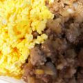67luna's cooksnap of when they made 豚そぼろとふんわり卵の3色丼.