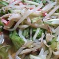 あゆたっくん's cooksnap of when they made 酢の物（きゅうり、もやし、カニカマ）.