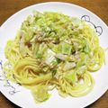 くみたんネコ's cooksnap of when they made キャベツとツナの和風パスタ.