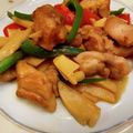 azura's cooksnap of when they made 鶏肉とたけのこ、ピーマンの炒め物　.