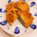 ❁Abake❁'s cooksnap of when they made レンコンのはさみ揚げ 料亭風.