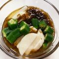 ちゃまたまご's cooksnap of when they made もずく酢に長芋オクラ.