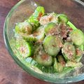 栗丸うさぎ's cooksnap of when they made ごま好きが作る　きゅうりの梅おかか和え.