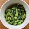 きゃろぽて's cooksnap of when they made 【簡単余り野菜】かぶ葉の甘味噌炒め.