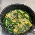 料理初心者imsk's cooksnap of when they made ニラとモヤシと卵のスープ.