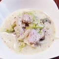 麦色にゃんこ's cooksnap of when they made 豚ヒレと白菜のマスタードクリーム煮.
