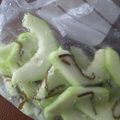 かたのさくら's cooksnap of when they made 摘果メロンの柚子胡椒浅漬け.