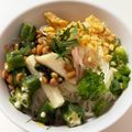 ちゃまたまご's cooksnap of when they made 昆布と納豆オクラねばねばぶっかけそうめん.