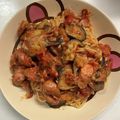 ハングル's cooksnap of when they made ナスとトマト缶の簡単パスタ.