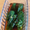 晴れ男の母's cooksnap of when they made 電子レンジ★ピーマンのだし漬け.