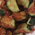 ヨシヨッシー's cooksnap of when they made ごま好きが作る　きゅうりの梅おかか和え.