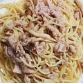 まやしゅうまま's cooksnap of when they made きのこと豚バラのニンニク醤油パスタ.