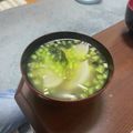 けいけいりー's cooksnap of when they made カブのお味噌汁.
