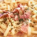 gucciみほこ's cooksnap of when they made ひと皿で完結！簡単カルボうどん.