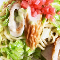 67luna's cooksnap of when they made 節約レシピ★ちくわとキャベツの塩焼きそば.