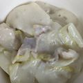 ひぃちゃんひー's cooksnap of when they made 白菜+大根消費！☆濃厚☆鶏のクリーム煮♪.