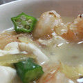あゆたっくん's cooksnap of when they made エビと豆腐・オクラのとろとろ煮♪.