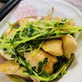 choco831's cooksnap of when they made 鶏もも肉と豆苗の甘辛炒め.
