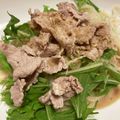 エフティ's cooksnap of when they made 水菜と豚しゃぶのごまだれ豆乳そうめん.