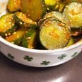 marica猫's cooksnap of when they made きゅうりキムチナムル오이무침.