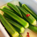 ちょこふみ's cooksnap of when they made オクラの白だし漬け.