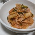fu♪♪'s cooksnap of when they made キムチ春雨サラダ.