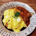 ばたみそーぱん☆'s cooksnap of when they made 卵1個で★簡単ふわとろオムライス～.