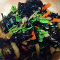 ちかﾁｬﾝ☆'s cooksnap of when they made ひじきと油揚げの煮物　～炊飯器で～.