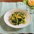 yesmama's cooksnap of when they made 簡単☆つるむらさきのだし醤油バター卵とじ.
