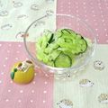 みかかめ's cooksnap of when they made 白ゴーヤとキュウリの酢の物.