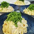 ｸﾏﾘｴ's cooksnap of when they made うまうま濃厚、めんたいクリームパスタ。.