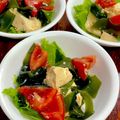 ルぴあ's cooksnap of when they made 豆腐とワカメのサラダ.