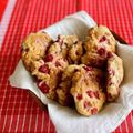 マルんちの丸顔's cooksnap of when they made 春色❁苺とホワイトチョコのスコーン.