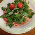 クックHDP0M2☆'s cooksnap of when they made お店の味が簡単に♪トマトの冷製パスタ.