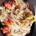 クック0JHCX9☆'s cooksnap of when they made 塩麹でフレッシュトマトのソースの冷製麺.