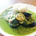 昇父さん's cooksnap of when they made エビとホウレン草のココナツカレー.